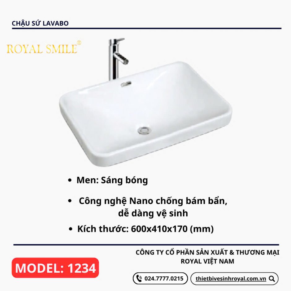 Chậu Sứ Lavabo